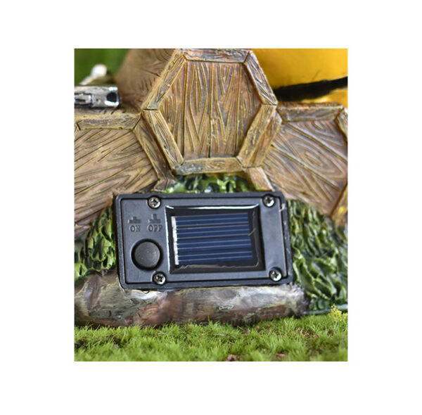 Solar Garden Outdoor Statues, Self Charging Turtle Bee Resin Figurine Lamps for Patio, Balcony, Yard，Housewarming,Window Sills Ornament,Outdoor Lawn Decor - Image 12